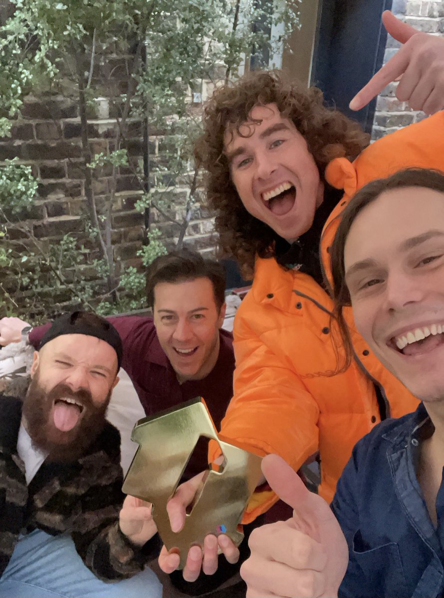 DONBROCO's tweet image. We did it!!!!!! This one is for you guys 🏆 thank you so much GREATEST FANS IN THE WORLD 🧡🧡🧡 A proper emotional rollercoaster of an album release and we couldn’t have gotten through it without you all, thank you so much from the bottom of our hearts, Rob, Matt, Si &amp;amp; Tom xxxx