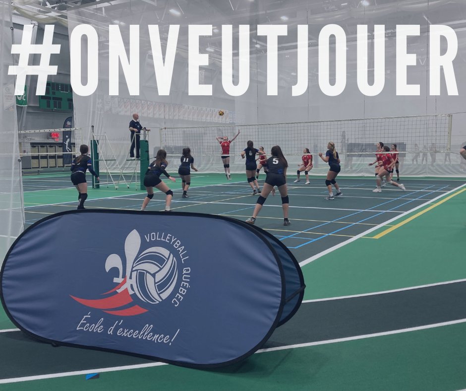 Volleyball Québec réitère que les sportifs ont besoin, pour leur équilibre, de reprendre les matchs, ligues et compétitions dans les meilleurs délais. #onveutjouer 🏐