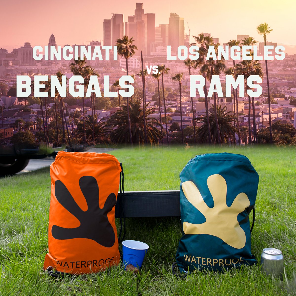Super Bowl LVI is set! Who will win it all in this thrilling battle? Choose a waterproof drawstring backpack in your favorite team colors… 43 available!

geckobrands.com/waterproof-dra…