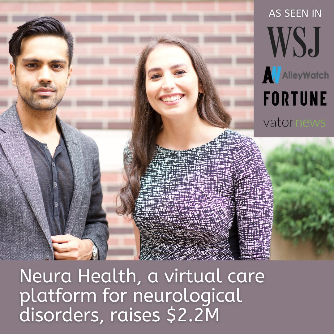 Neura Co-Founders Liz Burstein and Sameer Madan are thrilled to announce Neura's recent seed funding round. We raised $2.2 million to bring better access to care for neurological conditions. Links in our stories for more!