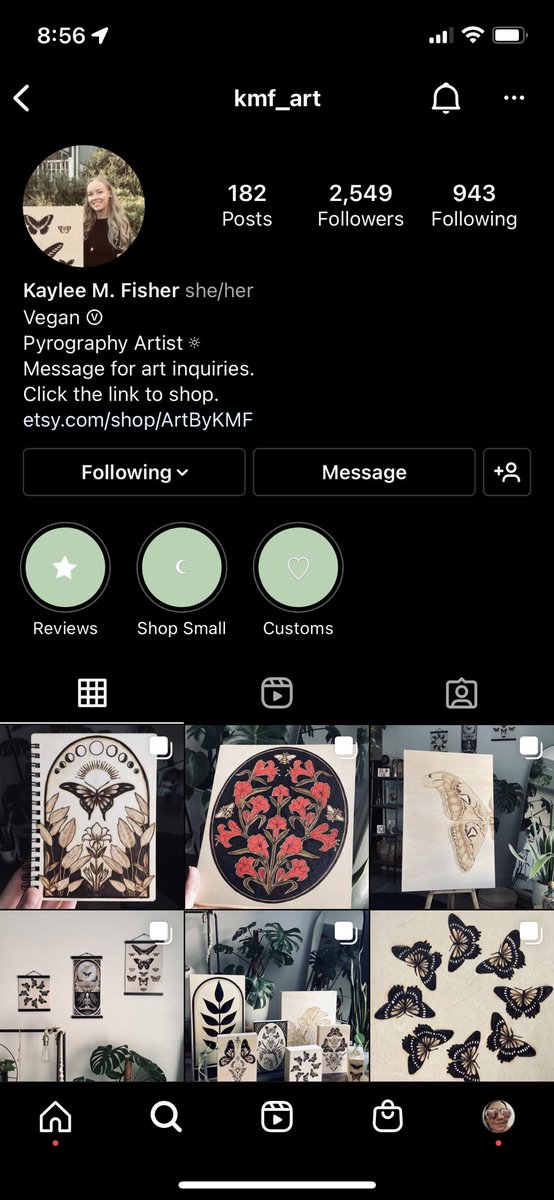 mo0dswinger's tweet photo. @KMF_art RT’d, fav’d on etsy &amp; followed on here &amp; insta!! Beautiful artwork 😍🖤 @bbrittkathleen https://t.co/ZKa7BZKSfi