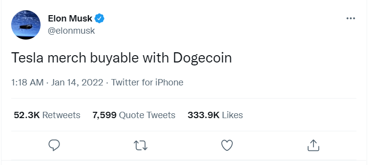CeCeaAlice's tweet image. #DOGE The price trend of Dogecoin (DOGE-USD) has continued to decline since its historic $88B+ market cap and the Saturday Night Live Elon “Dogefather” Musk shout-out. While I think Dogecoin, like other cryptocurrencies, will likely continue to see volatility in the coming year