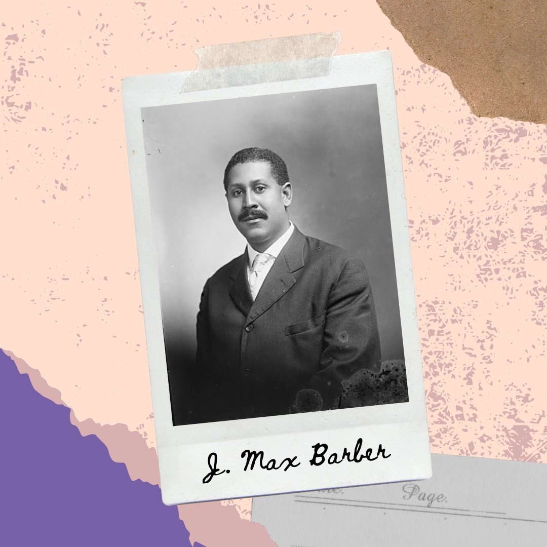 Did you know that J. Max Barber, brilliant Black editor of The Voice of the Negro in Atlanta 1904-07, rightly blamed white newspaper leaders running for GA governor for the Atlanta Race Massacre of 1906--and was forced into exile for telling the truth?

#BlackHistory #FactFriday