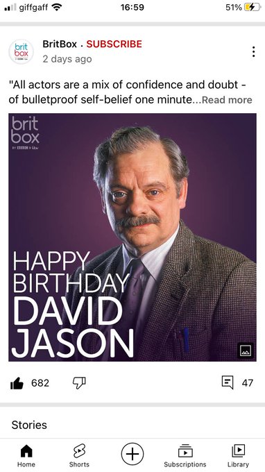 Happy birthday to David Jason one of my favourite British actors of all time    
