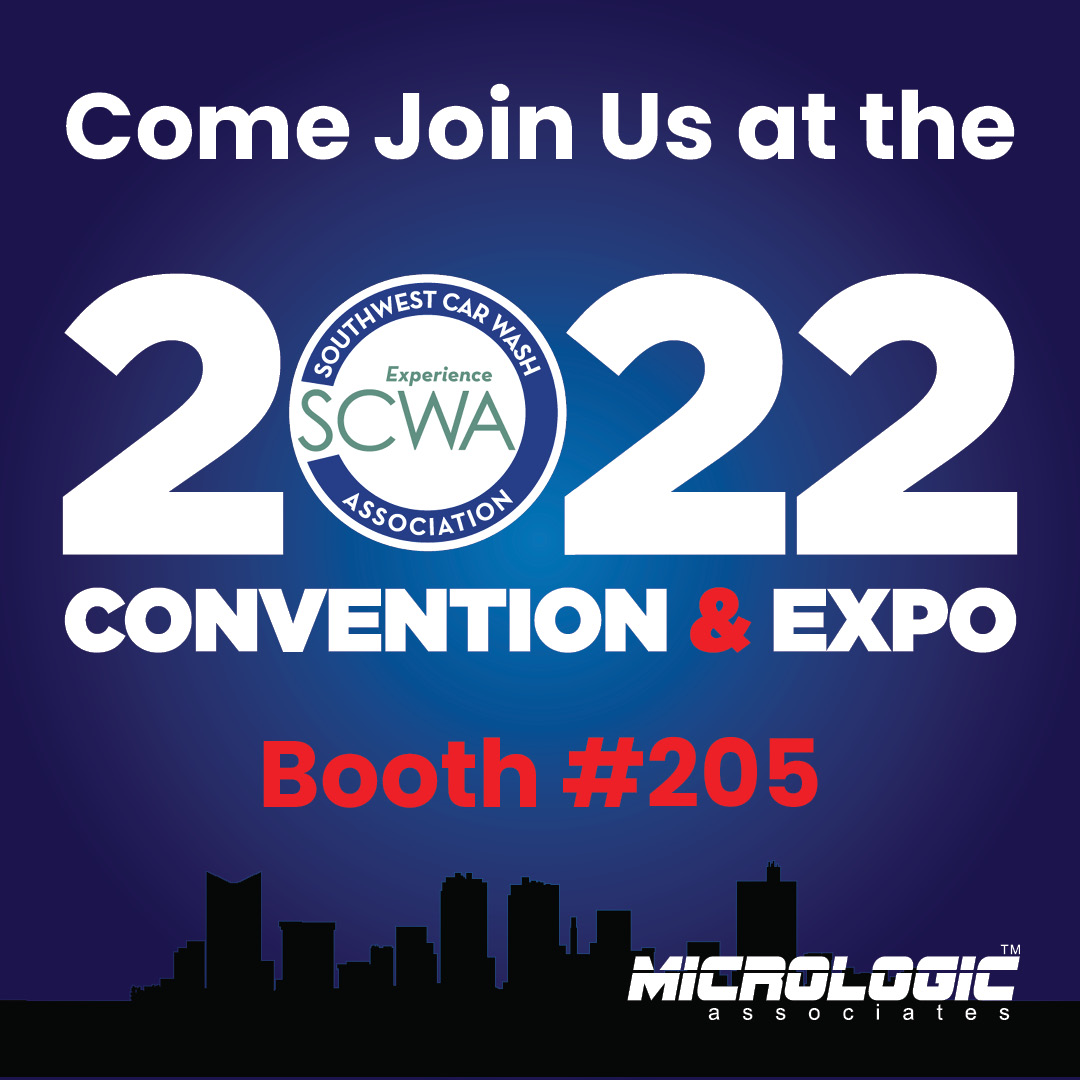 MicrologicAssoc's tweet image. Join us at the SCWA Expo Fort Worth!  February 27 – March 1! 🤩👍 #SCWA2022 #carwashtechnology 
micrologic.net/contact-us/
