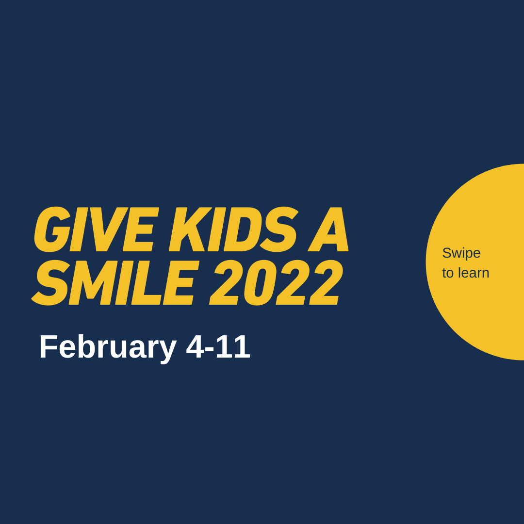 FortisCollege's tweet photo. By participating in Give Kids A Smile, our dental students will help educate children on the importance of oral health. Swipe to learn more about this program. @AmerDentalAssn #GiveKidsASmile #NationalChildrensDentalHealthMonth #AmericanDentalAssociation #GKAS https://t.co/OXgbvqwNK7