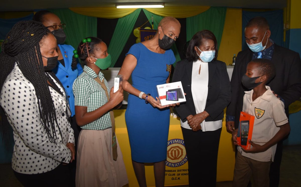 MOEYJamaica's tweet photo. Special thanks to Lady Allen for her continuing patronage and support of the education sector.
#MOEY #Educateja https://t.co/uMMKTI94zv