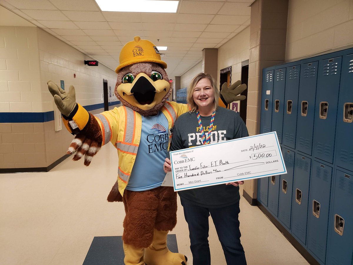 ETBoothMS (@etboothms) on Twitter photo Thank you <a href="/CobbEMCEdu/">Cobb EMC Education</a> for your continued support of E.T. Booth Middle School! What a surprise having Watson award some of our teachers with their Mini Grants today! <a href="/CherokeeSchools/">Cherokee Co. Schools</a> Thank you <a href="/CobbEMCEdu/">Cobb EMC Education</a> for your continued support of E.T. Booth Middle School! What a surprise having Watson award some of our teachers with their Mini Grants today! <a href="/CherokeeSchools/">Cherokee Co. Schools</a>