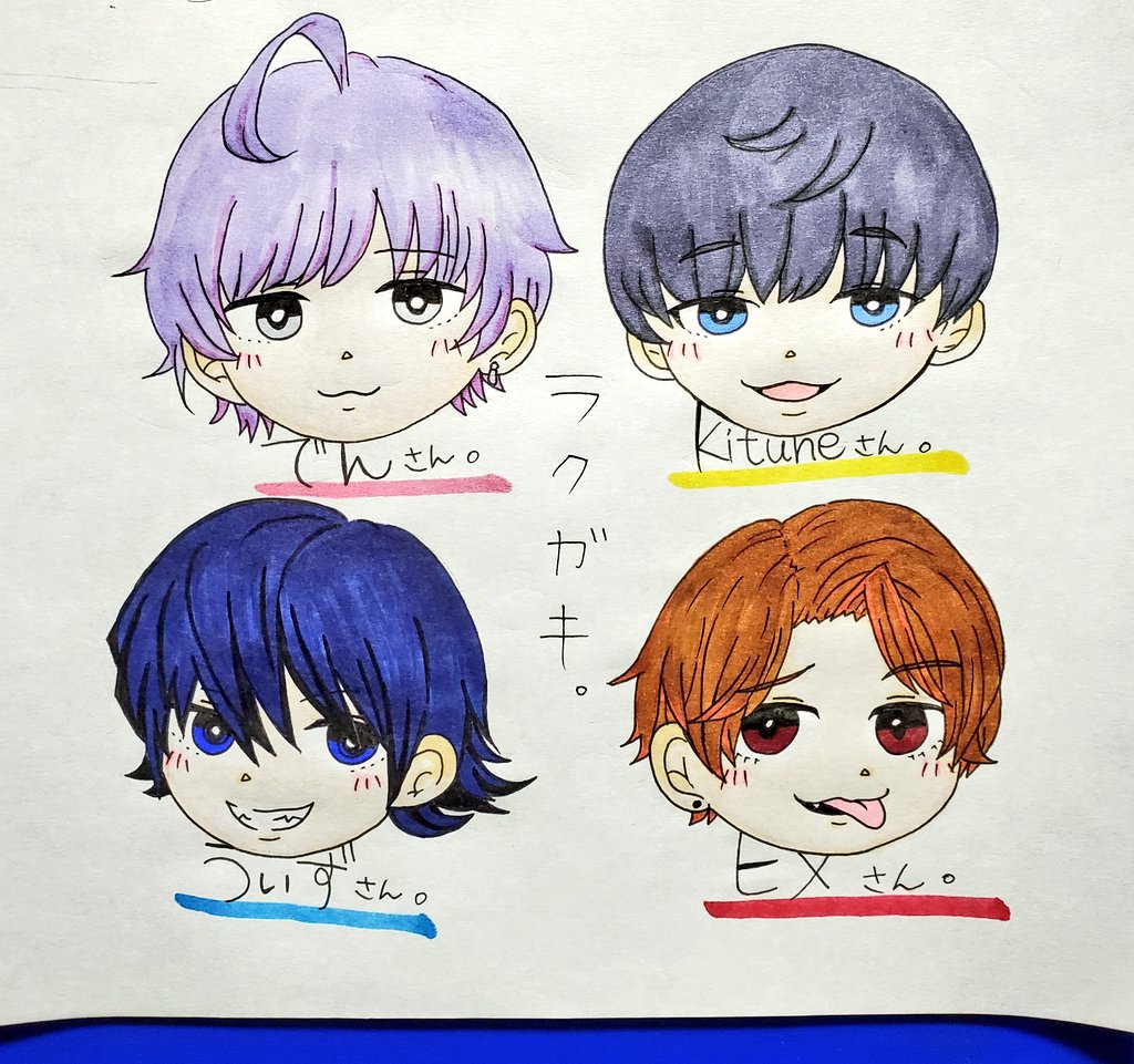 ryu_r0119's tweet image. タグすいません(汗)
#kituneのお絵描き場
#おつか展
#2OM
#下描き　#ペン入れ　#コピック
#色塗り　#イラスト