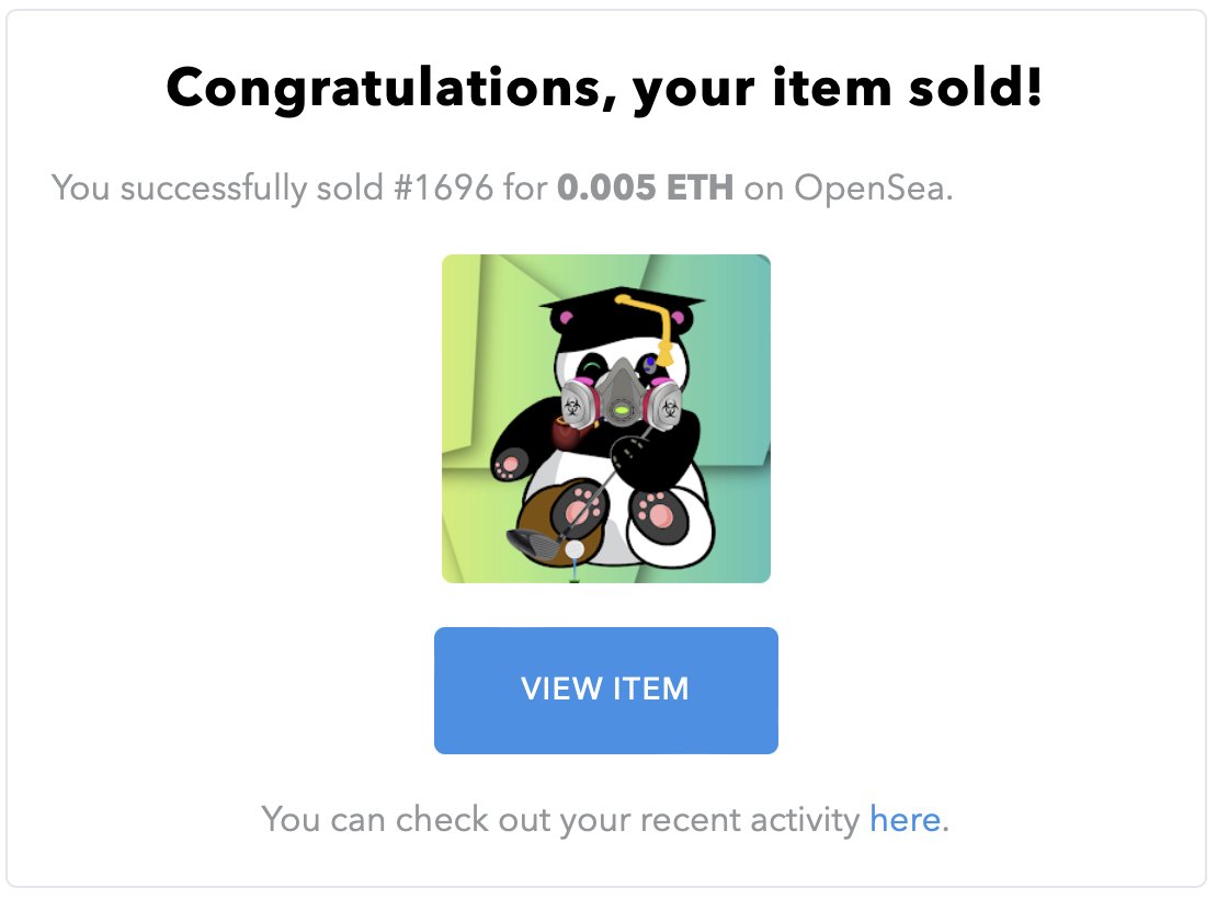 realpandaverse's tweet image. #TheLazyPandas #1696 found a new owner. 

Welcome to the family 🐼

#NFT #NFTs #NFTGame #NFTCommmunity