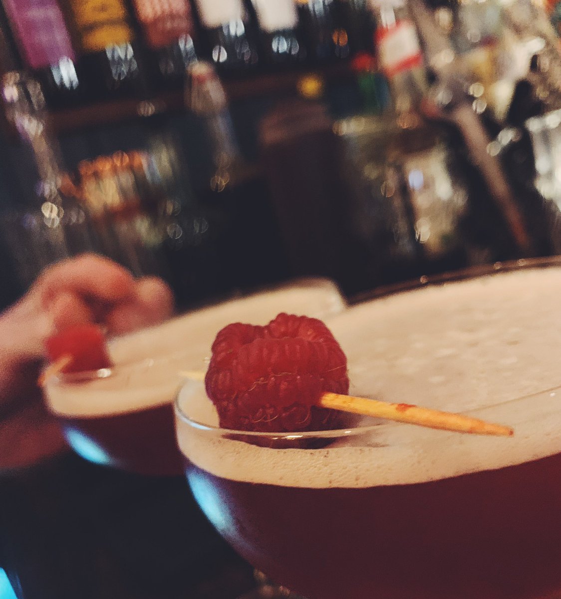 TheMoorfields's tweet photo. Friday. Feeling.
Welcome the weekend with one of our freshly made cocktails.
2-4-£12 until 7pm too 😉
#gastropub #bath #cocktail #bartending #raspberrymartini https://t.co/RNhAwnspmF