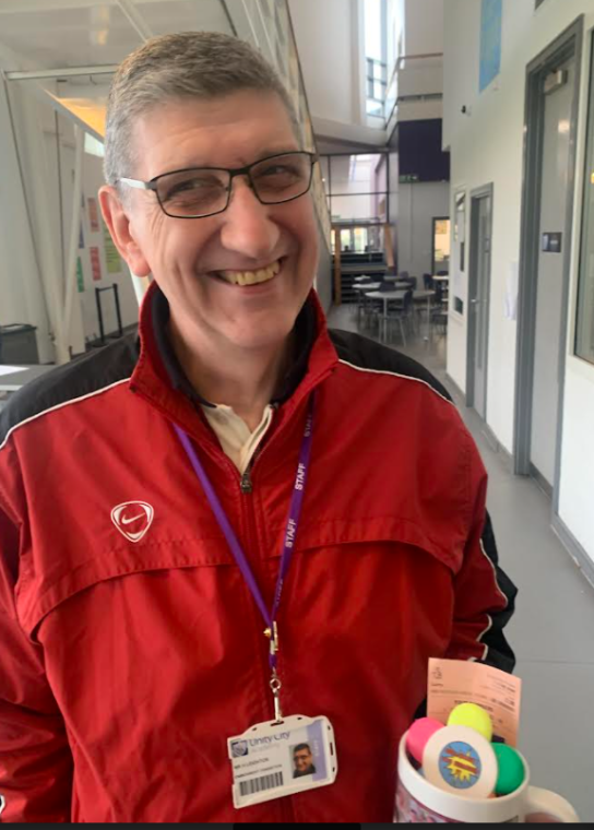 Lift_Unity_City's tweet photo. Mr Leighton is this week's STAFF STAR🌟What would we do without him? His breakfast bagels are legendary, but his recent addition of porridge these last two weeks has been delicious and kept our KS4 students fuelled during their exam period.💜#TeamUCA #OneAET #findyourremarkable https://t.co/7brRVYmhxp