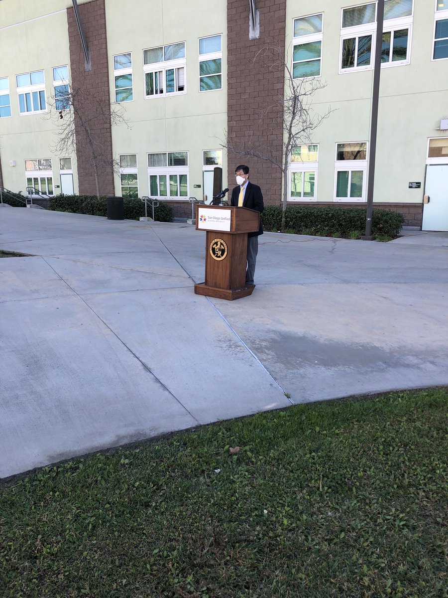 State Senator Richard Pan at Lincoln High to talk about bill to update vaccine registry #nbc7