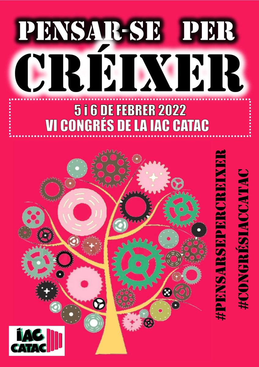 CATAC_IAC's tweet photo. Demà 5 de febrer tindrà lloc el VI Congrés de la IAC-CATAC.

"Pensar-se per créixer" és el lema d'aquesta edició que ens ha de servir per continuar amb la vertebració d'un sindicalisme alternatiu i participatiu.

#PensarsePerCreixer
#CongresIACCATAC

https://t.co/qsXB7ozEh3 https://t.co/x8jJTQdcMX