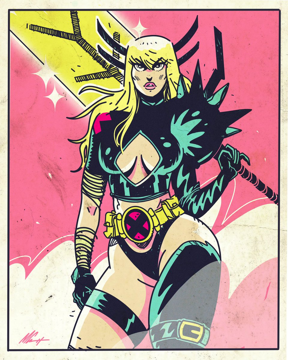 marcuscripps's tweet photo. Was able to get 2 Magik commissions in one week! ✨ Had so much fun making these! 
#Marvel #magik #xmen #SorcererSupreme https://t.co/OfYOvvo9Gn