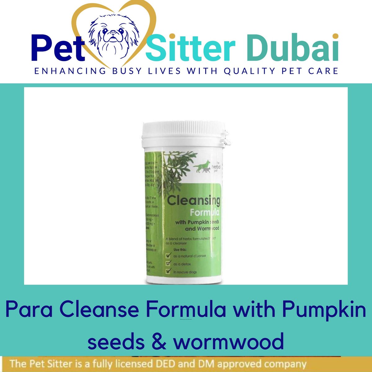 Shop Online  thepetsitterdubai.com
Herbal Pet Joint Dog &amp; Cat Formula is a natural pet supplement with Devil’s Claw, a blend of herbs and nutrients formulated to nutritionally support stiff, old or arthritic pets. #dogcakesdubai #petsitterdubai #nontoxic