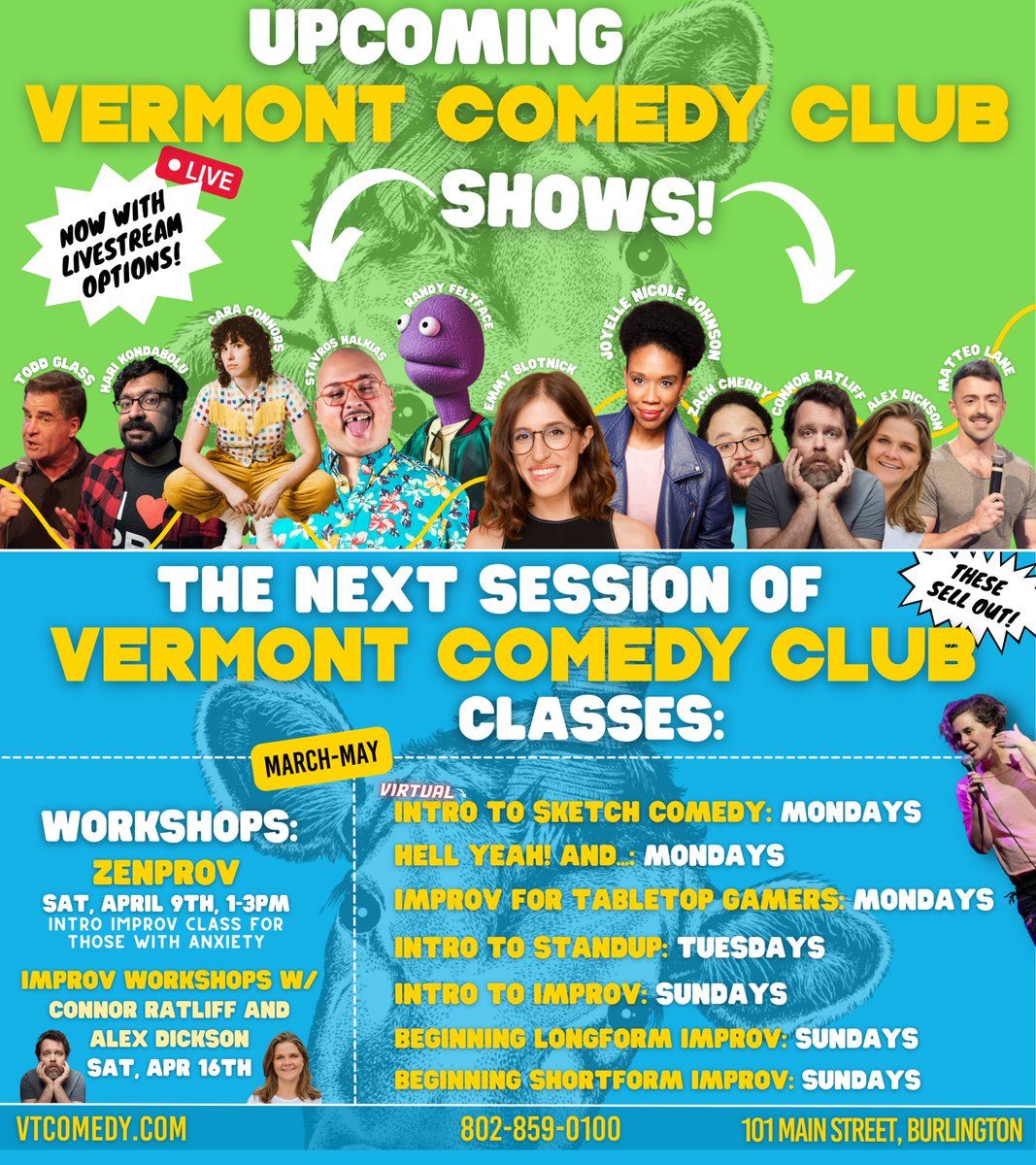 Vermont Comedy Club tweet media
