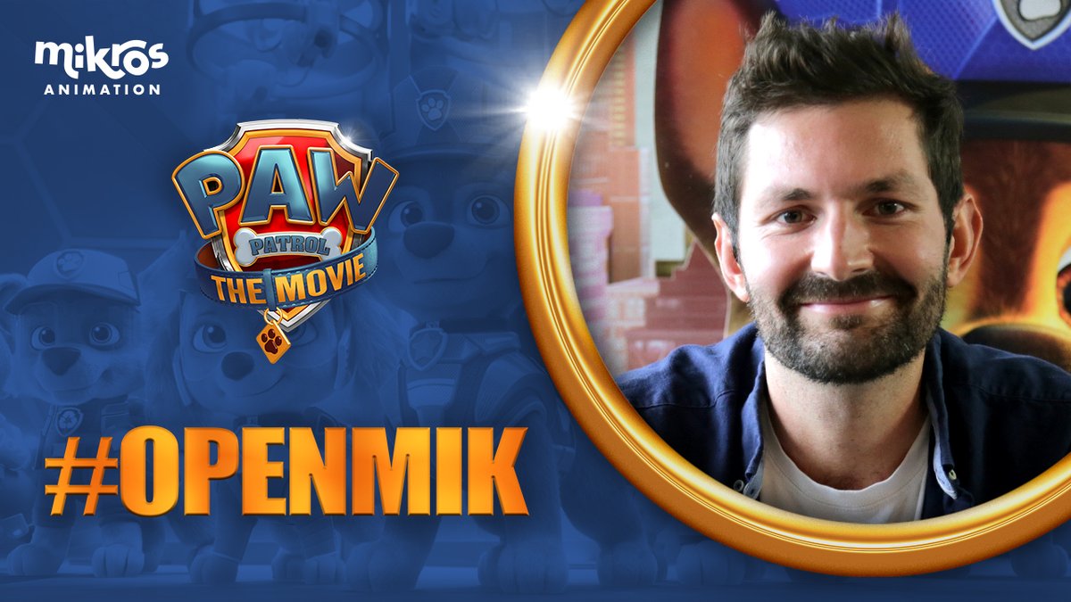 mikrosanimation's tweet photo. [🎙🔴 https://t.co/KFQGTyvudt ] It's #OpenMik day! Pierrick Barbin, Lead Compositing takes the floor! Learn more about his role on #PawPatrolTheMovie and his best memory of making the film!

#Animation #LeadCompositing #Compositing #Testimonial #Career https://t.co/m13qdbDywn