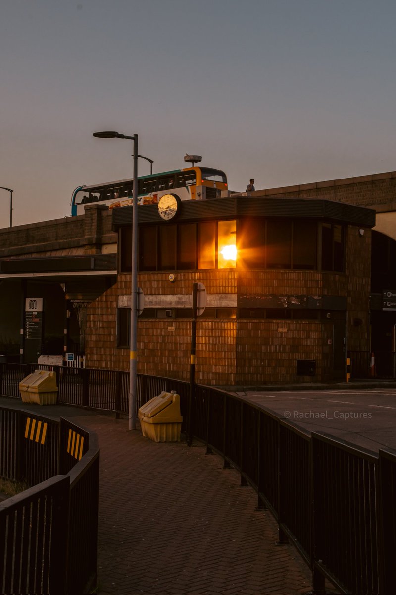 Last days of #Stockport bus station ft @StagecoachGM in the background! Closed August 29th 2021. More of this project to come; capturing the station in its final quiet days pre-demolition. 

#stockportbusstation #sunsetshot #stockportinterchange #1980sstyle #urbanphotography