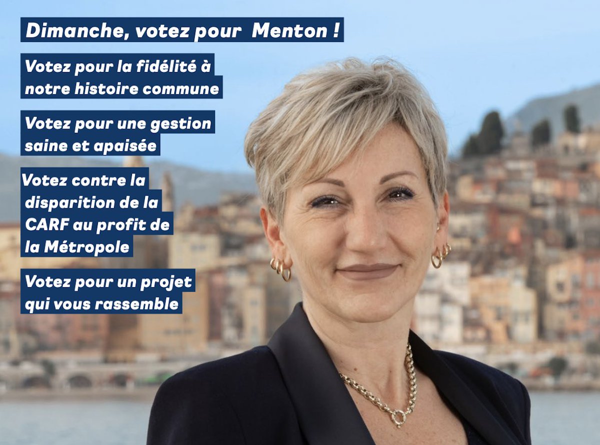 David_Wigno's tweet photo. Amis mentonnais, dimanche ne vous trompez pas. Votez pour @paire_sandra et faites gagner #Menton ! Votez pour la seule candidature légitime pour incarner l'héritage politique de Jean-Claude #Guibal, un grand maire, un grand député de la 4ème circ.. Mobilisez-vous! 🇫🇷🚀 https://t.co/itYNxfYL94