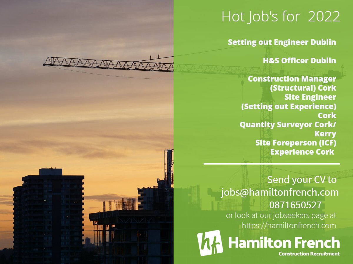 HamiltonFrench_'s tweet image. Start of the month and plenty of new roles available.
#settingoutengineer #civilengineeringjobs #quantitysurveyor #healthandsafetyofficer #hiring #projects
