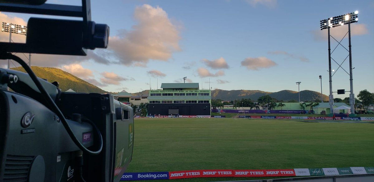 sunsetandvine's tweet photo. Jealous? Not this admin...👀

Whilst it's been cold in the UK, some lucky Sunset+Vine staff have been out in the West Indies covering the @ICC #U19CWC and after 3 weeks of epic cricket, it's Finals Day!🏏🌴

Follow live from 13:00GMT as 🏴󠁧󠁢󠁥󠁮󠁧󠁿 England take on India 🇮🇳 https://t.co/xs98YqXbW0