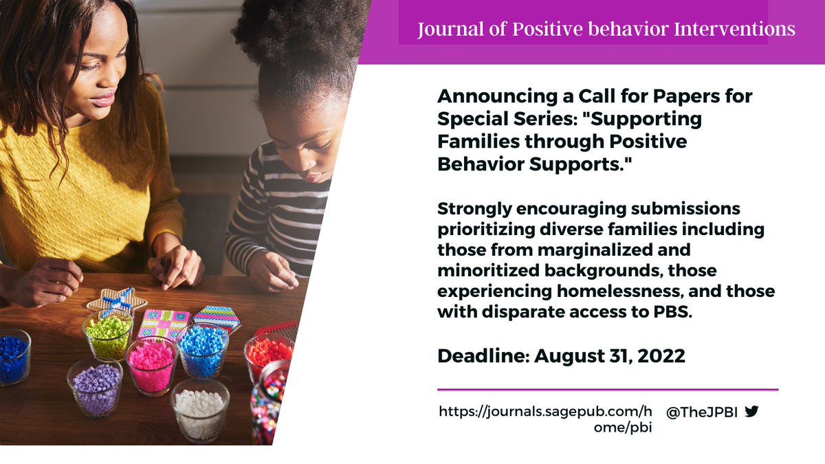 Journal of Positive Behavior Interventions tweet media