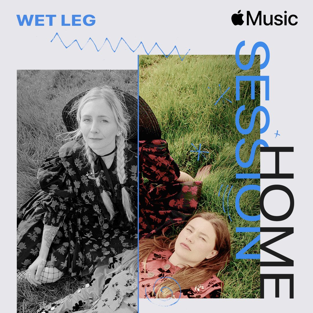 wetlegband's tweet image. LIFE IS A ROLLERCOASTER JUST GOTTA RIDE IT 🎢 Our @applemusic session is out now including our cover of that @ronanofficial classic 💕✨ BING BONG 💦🦵wetleg.ffm.to/homesession
