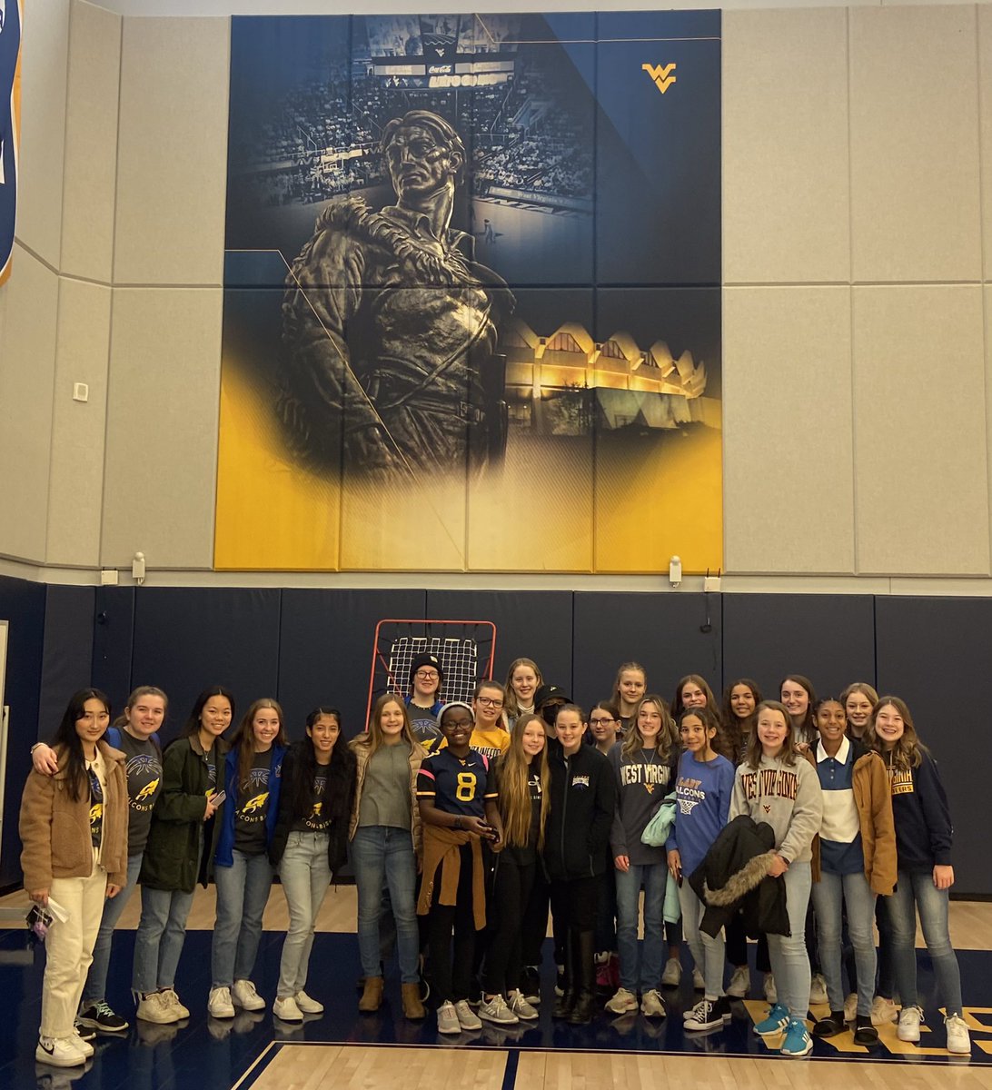 FCAFalconsWV's tweet photo. Our girls basketball teams had a great trip to WVU complete with a behind the scenes tour! https://t.co/SMtdTKwRH9