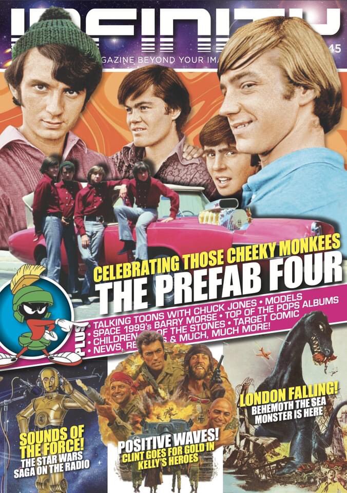 RogerCrow's tweet photo. This hits the shops soon, and while I was busy Monkeeing around with trivia and stuff, @NeilKBrand added much needed expert opinion on the magic that made the band so good. #infinitymagazine https://t.co/NcJqDSuPS7