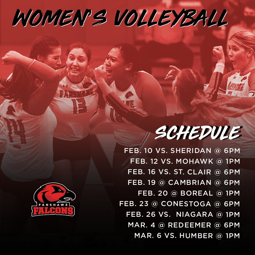 We're back! Basketball and Volleyball schedules have been revised for the 2022 season. All games will be live streamed here: portal.stretchinternet.com/fanshawe/
