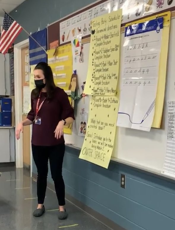 scsdoh's tweet photo. Snyder Park 3rd Grade students in Ms Teglas’ class enjoyed an “Outer Space Book Tasting!” Through Wit &amp; Wisdom curriculum, students receive creative, fun instructional practices which keep them excited about learning. #WitandWisdom #SnyderParkElem #FutureRocketScientists https://t.co/8mki6yb5wp