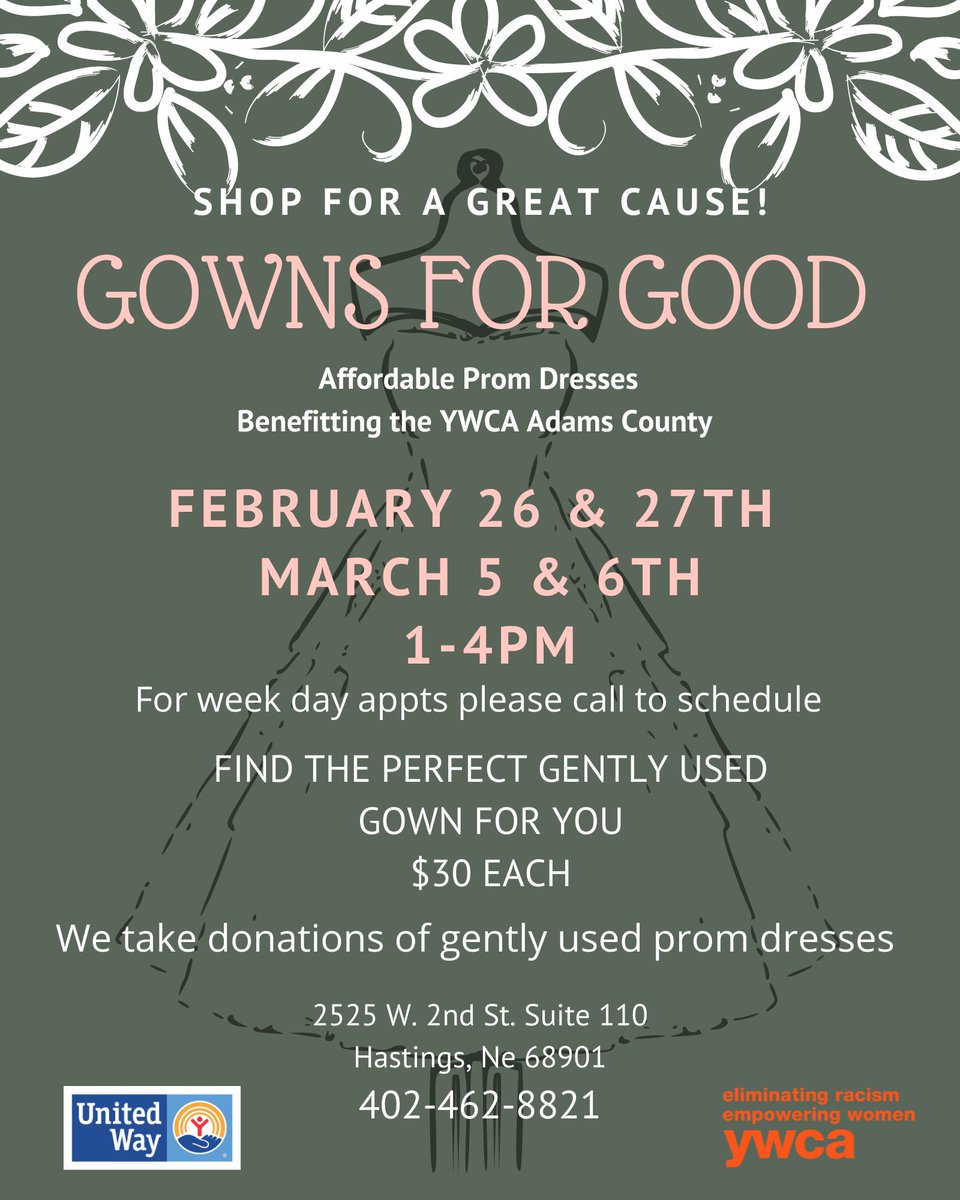 Thank you to Bridal Isle for donating all of these gowns! 

Gowns for Good is February 26th &amp; 27th and March 5th &amp; 6th!