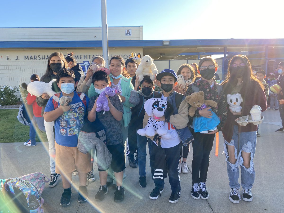 JoshRegerAP's tweet image. First Friday of the Month Spirit Day…Stuffed Animals! Our Superstars showing their school spirit with their stuffed animals. It’s a jungle out there!