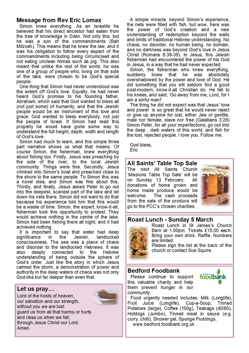 BiddenhamChurch's tweet image. This week's news and message