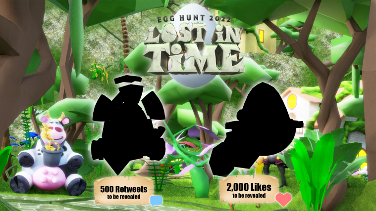 Ready for #Roblox Egg Hunt 2022: Lost in Time? Retweet + Like to reveal these eggs! Spread the word. 🥚 #EggHunt2022