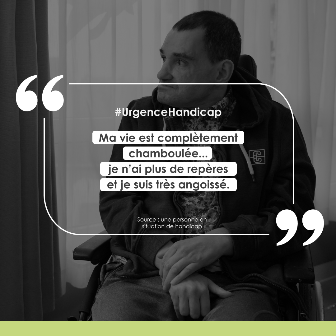Les personnes en situation de #handicap subissent de plein fouet la pénurie de professionnels sociaux et médicosociaux qui les accompagnent et sont les oubliés des politiques publiques. #UrgenceHandicap