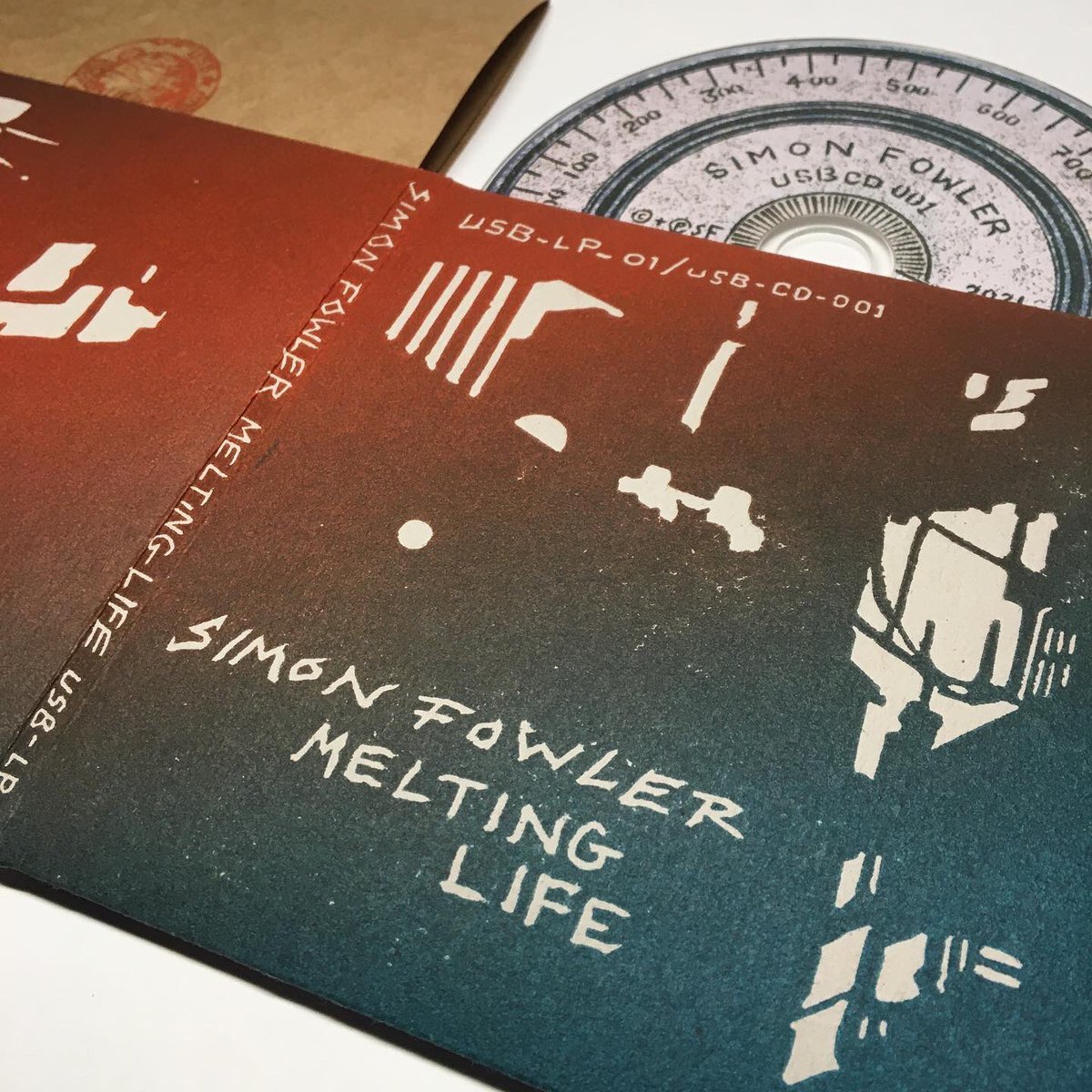 SimonFowlerART's tweet photo. https://t.co/3hKZxKQi5p

I released this album last month on CD! Have a listen and get a copy if you can:) hand printed with love and frozen hands. https://t.co/Wn9e1iGrrq