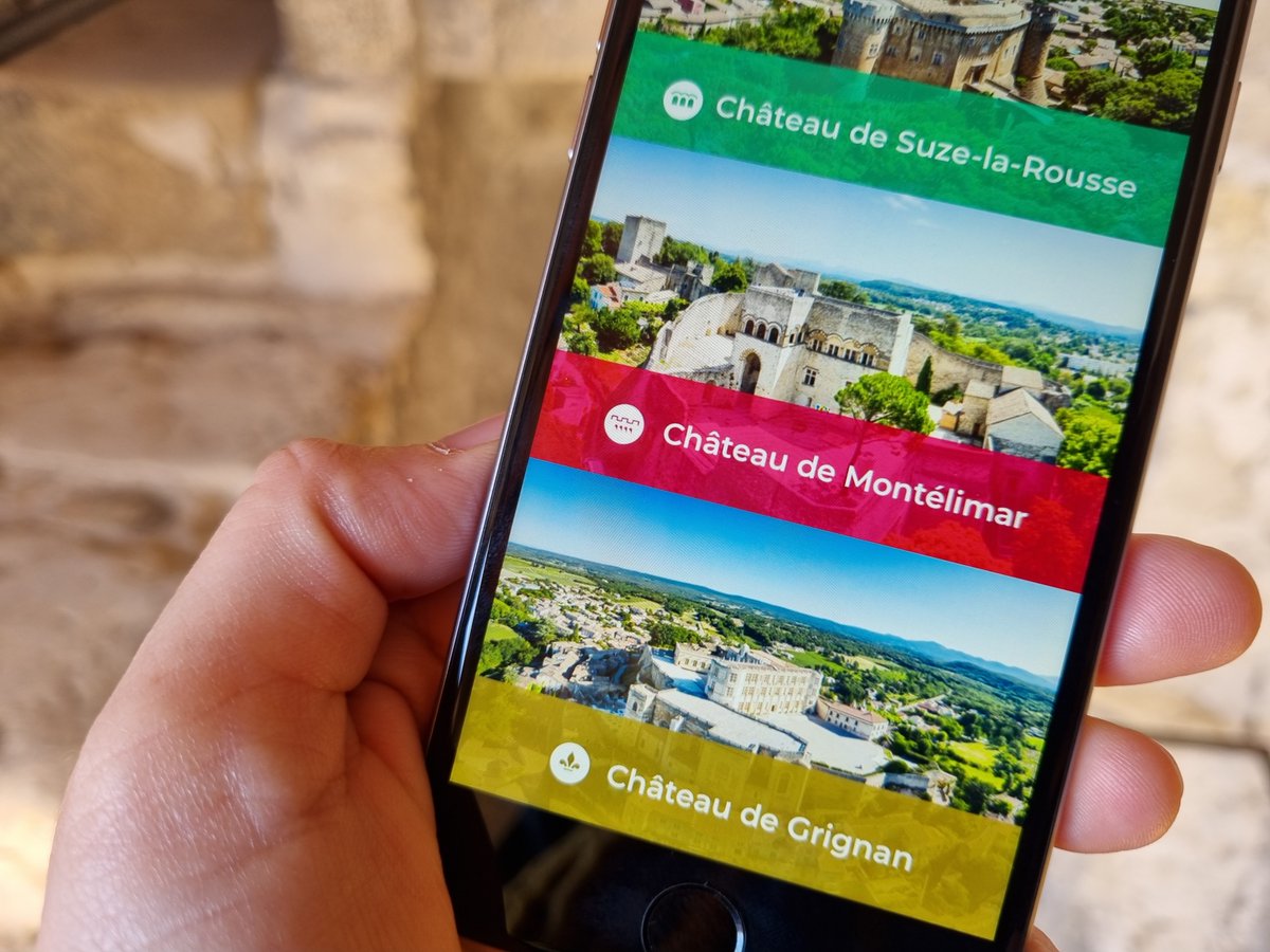 Visitez les châteaux de Grignan, Montélimar et Suze-la-Rousse avec notre nouvelles application gratuite ! Pour chaque monument, un contenu adapté et une visite en toute autonomie !
📱Téléchargez "Châteaux de la Drôme sur Google Play Store ou App Store 😉