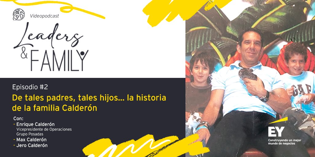 ¡Estreno! Enrique Calderón, Vicepresidente de Operaciones de Grupo Posadas, y sus hijos, descubre sus anécdotas, consejos y la importancia que tiene la familia para lograr éxitos profesionales, en nuestro #videopodcast Leaders &amp; Family. 👉🏼 spr.ly/6019K36uS