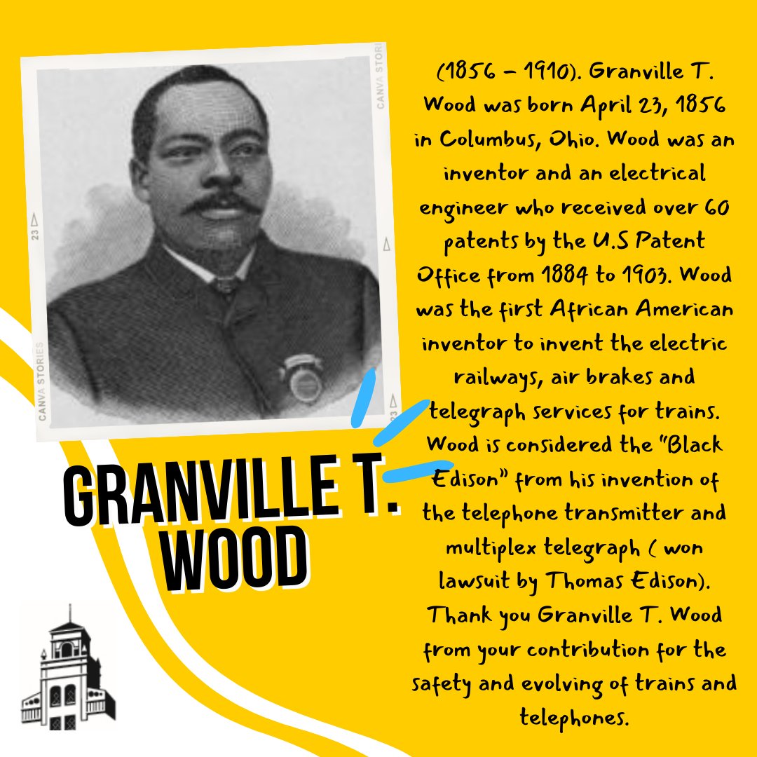applytorandolph's tweet photo. Next up for Black History Month is Granville T. Wood! 🐾

#BlackHistoryMonth #RandolphTogether https://t.co/ZVviBa1IGP