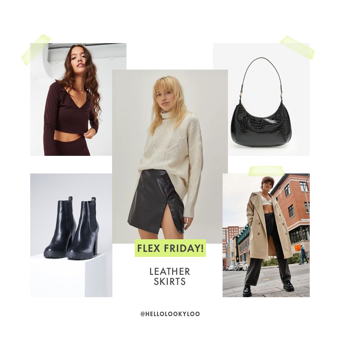 hellolookyloo's tweet photo. @NastyGal's Deep Slit Faux Leather Mini Skirt looks perfect with the Chelsea Trench Coat and Steve Madden Loopy Boots from @garage! We also paired it with a top and bag from @ardene. 😋

#LeatherSkirts #FlexFriday #LookyLoo #LucyAI https://t.co/ePeDqOQy7w