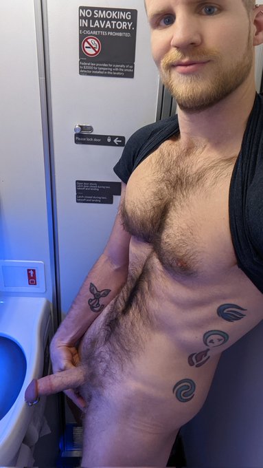 Got a little excited on the plane ride to Seattle ? #gays #gaycock #gayhairy #gayotter #gayexhib #princealbert