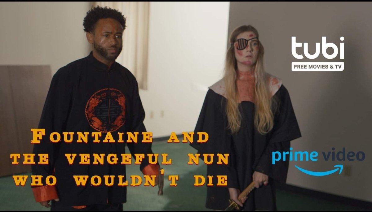 maniac_nun's tweet image. Fountaine and the Vengeful Nun Who Wouldn't Die is now available to rent on Amazon Prime and for Free on Tubi.
@PromoteHorror 
@allournonsense 
#grindhouse
#maniacnun
#nunsploitation