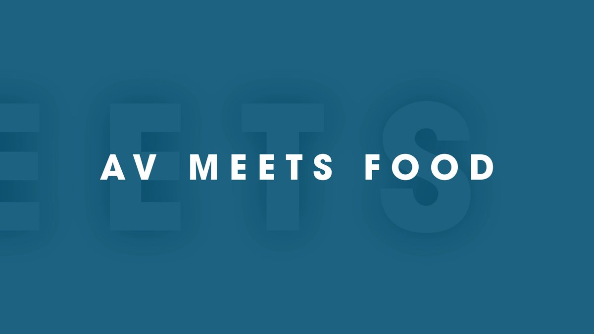 AVNationTV's tweet photo. Best Virtual Events - AV Meets Food! from @AvixaDiversity https://t.co/QeuGVaNvKw