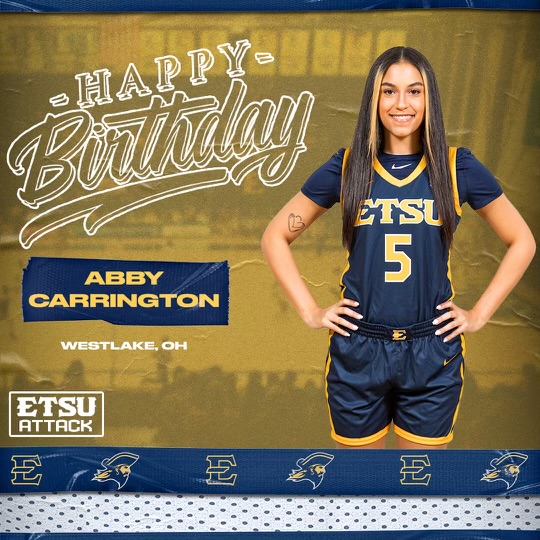 A win and birthday back-to-back? That sounds like a great birthday to us! Happy birthday, <a href="/AbbyLC14/">abby</a>! 🥳

#ETSUTough | #TheExpectation