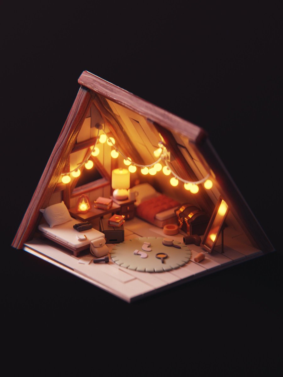 SaiifHu's tweet photo. Dipper and Mabel's room from Gravity Falls. https://t.co/6jxM1mDZAQ