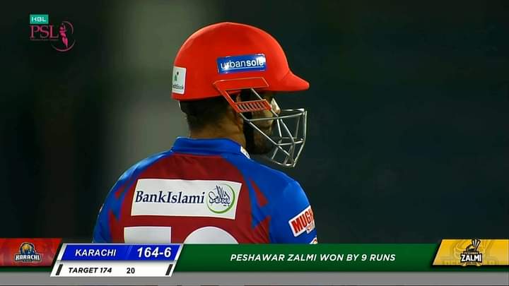 Peshawar won the game by 9 runs. Well played Zalmi and well fought one man army Babar Azam 👏👏
#PSL7 #KKvPZ