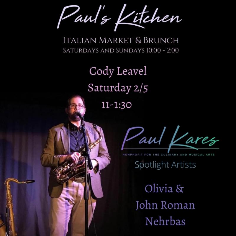 Live Music Brunch- Cody Leavel w Paul Kares Spotlight Guests-Olivia &amp; John Nehrbas dlvr.it/SJP8SK