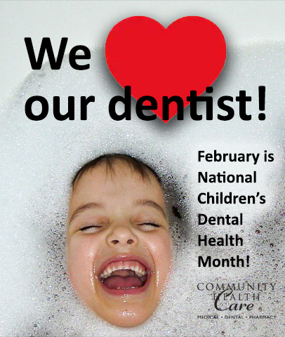 CommhealthWA's tweet photo. February is Children's Dental Health Month! If your child hasn't seen a dentist in more than 6 months, give us a call today! Give their teeth a fighting chance by starting good dental habits early! (253) 722-2151 https://t.co/jWsp4RUWBU https://t.co/4Y5UCvf8o1